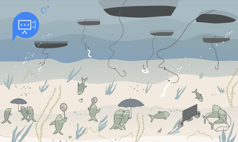 рыба отдыхает